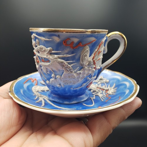Vintage miniature moriage - miniature,